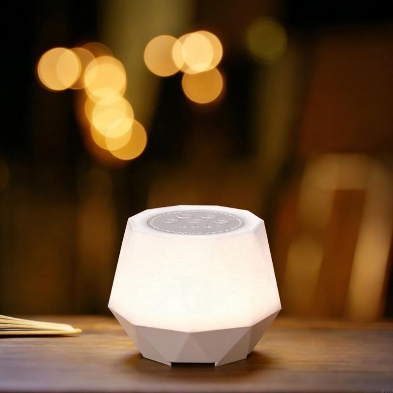 Portable Multicolor Night Light With Timer And Wireless Speaker For Bedroom Nursery Decoration M4YD