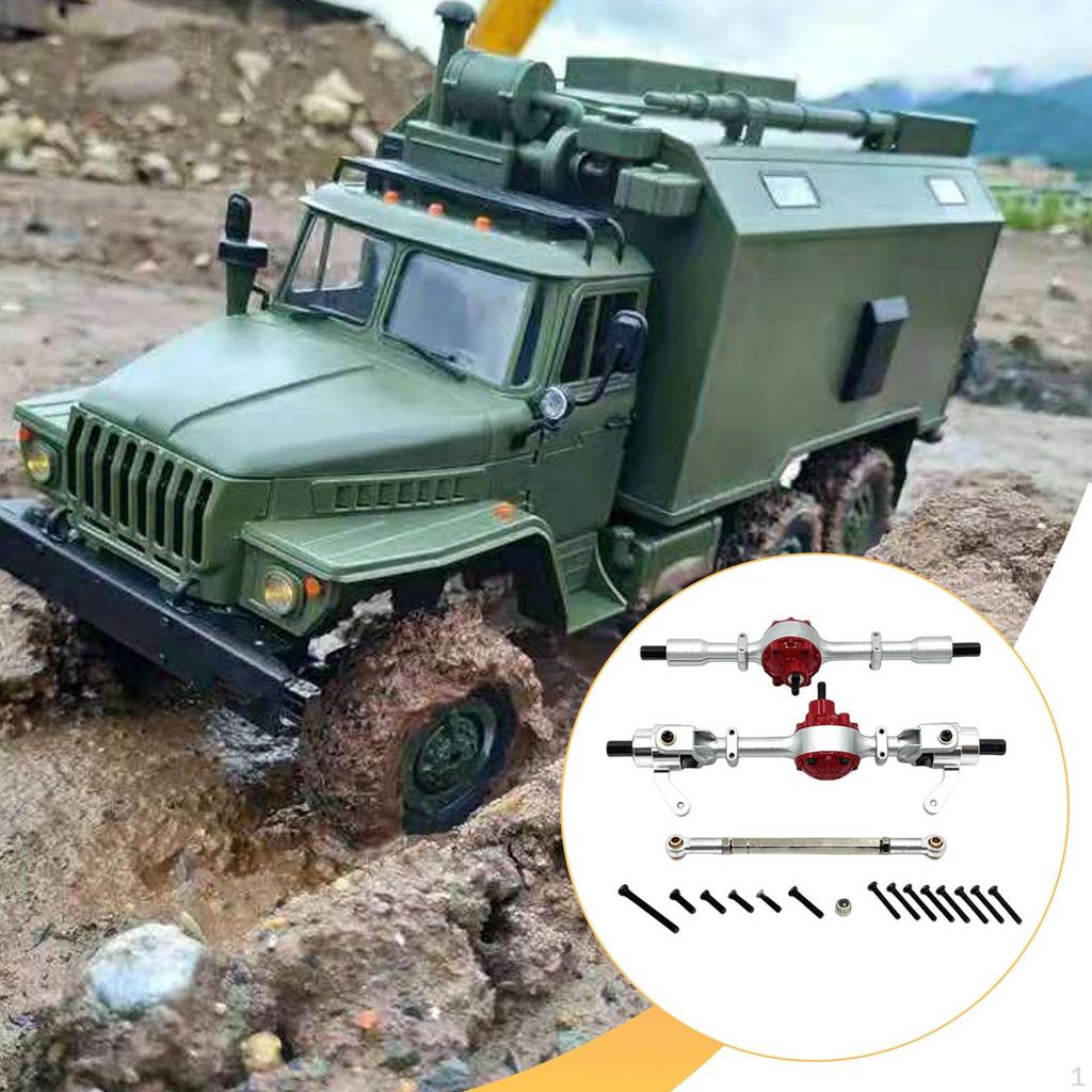 1/16 RC Car Front Rear Axle Set Accessory, Replace Easy to Install Practical, Portable