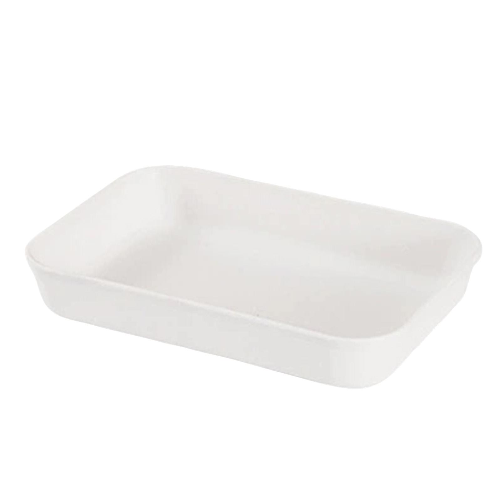 Ceramic Rectangular Baking Dish Oven Safe Dishwasher Safe Durable Cookware for Roasting Casserole Lasagna and Baking Needs One Size