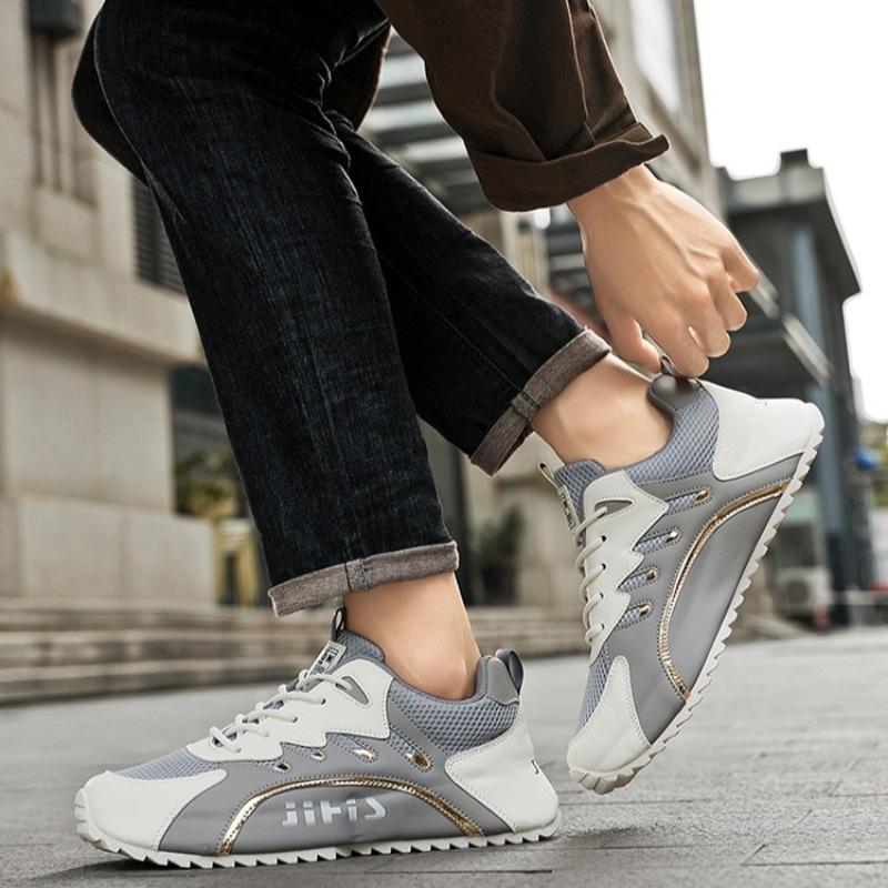 Men's Sport Shoes Tennis Training Shoes PU Leather Casual Shoes Sneakers for Men Platform Running Shoe Zapatillas Hombre