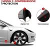 4 Pcs Car Fender Mud Flaps Splash Guards Mudguard Parts for Tesla Model