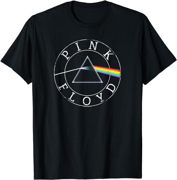 

Pink Floyd Rock Band Prism Circle Logo T-Shirt 2XL