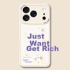 Only Want To Get RichIPhone 17 Pro Case, Full Coverage Lens Protection, Colorful Painted Ultra-Thin Silicone Shockproof Soft