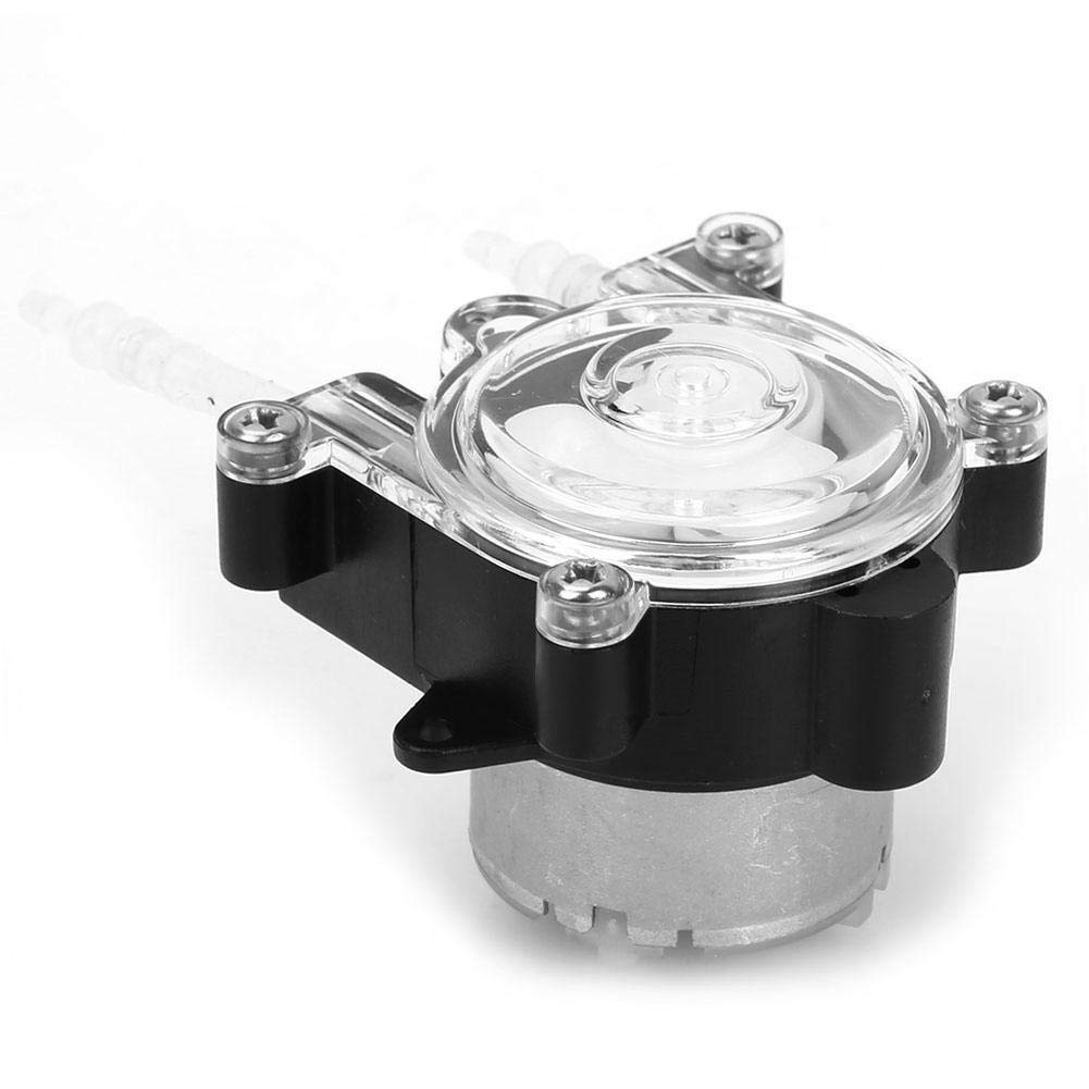 Peristaltic Pump, DC 6V Professional Lab Aquarium Micro Peristaltic Pump for Biochemical Analysis Pharmacy Fine Chemical Industry, Food, Paper