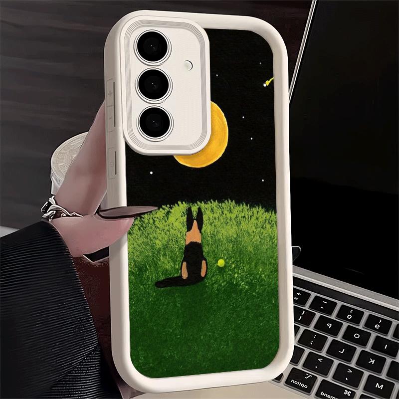Phone Case for Samsung Galaxy S26 S25 Ultra S24 FE German Shepherd Dog Shell S23 Plus S22 + S21 S20 5G Soft Silicone Funda