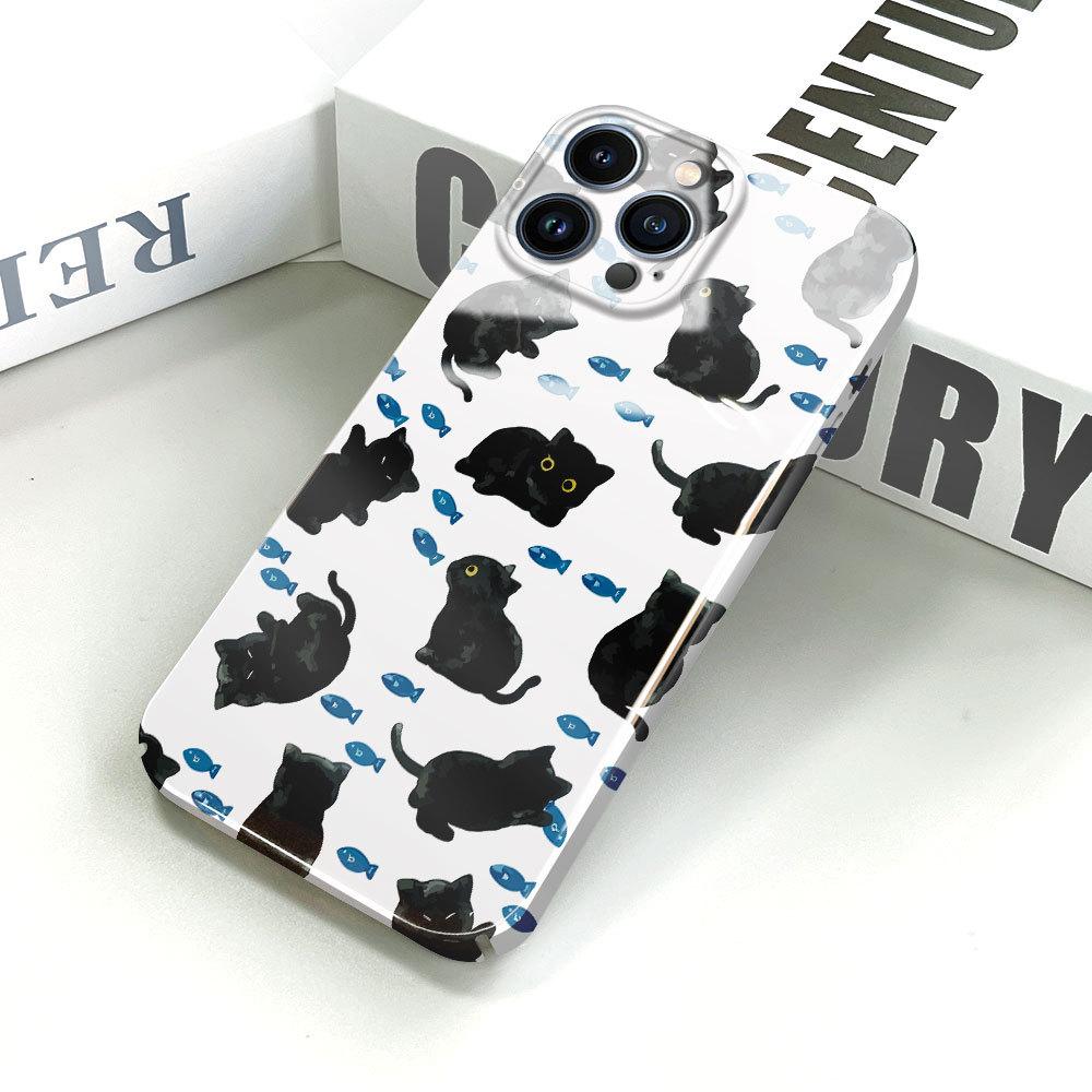 All-inclusive Film Phone Case Cartoon Fashion Design Hard Shell Full Cover Camera Protection Case for iPhone Samsung Xiaomi Poco Redmi Huawei Honor