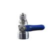 4-Way 2-Point Metal Ball Valve with 4-Point Male Thread for Water Dispenser and Purifier Faucet Accessories