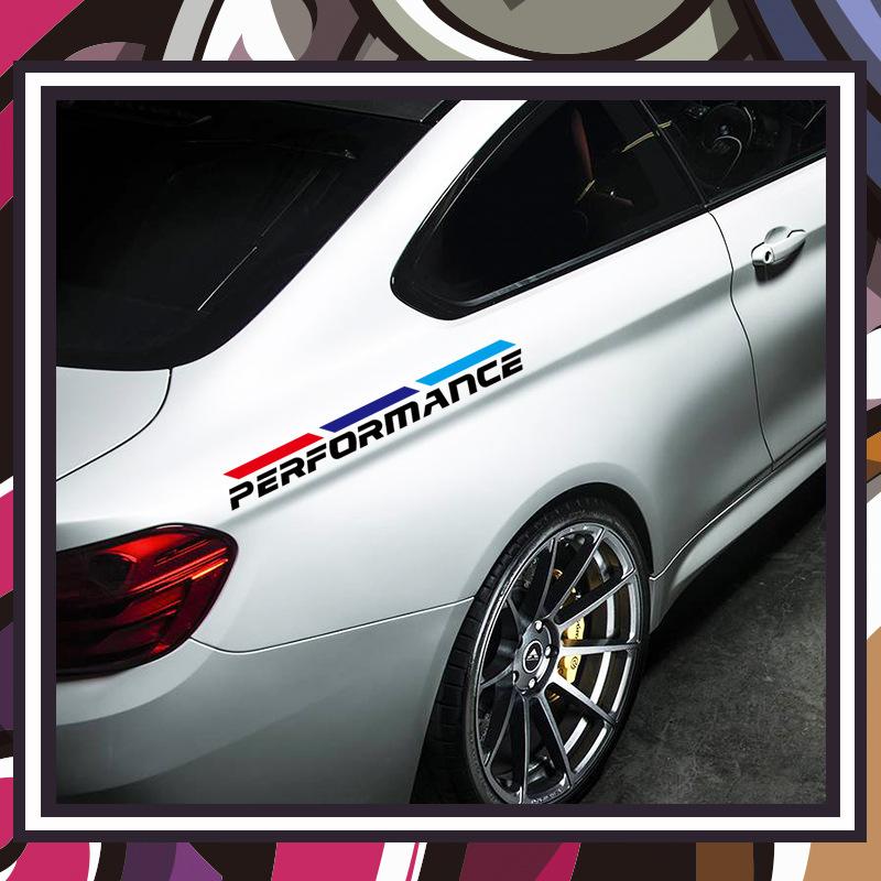 2pcs Car Door Decoration Sticker Auto Body Decal Auto Accessories Goods for Bmw M X1 X3 X4 X5 X6 X7 E46 E90 F20 E60 E39 F10