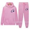 Trendy Corteiz Devil's Island Hoodie Street Hip Hop Sports Pants Casual Versatile Set