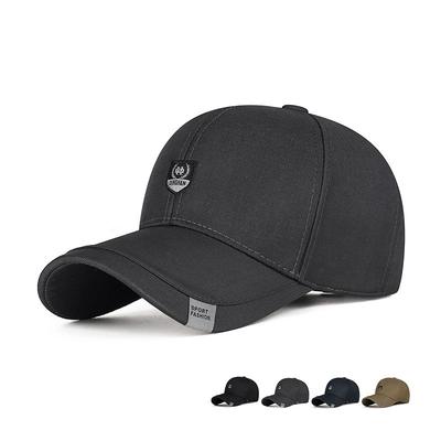 Men's Spring And Autumn Caps, Middle-Aged And Elderly Casual Hard-Top Sunhats, Baseball Caps