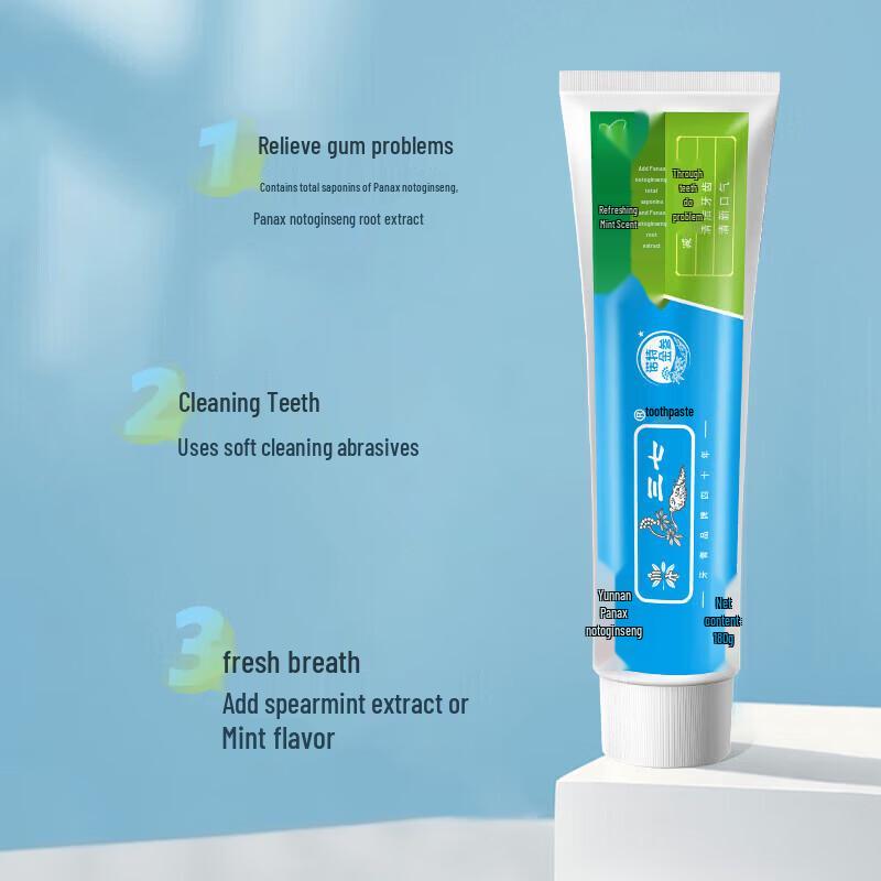 Sanqi Fresh Spearmint Toothpaste