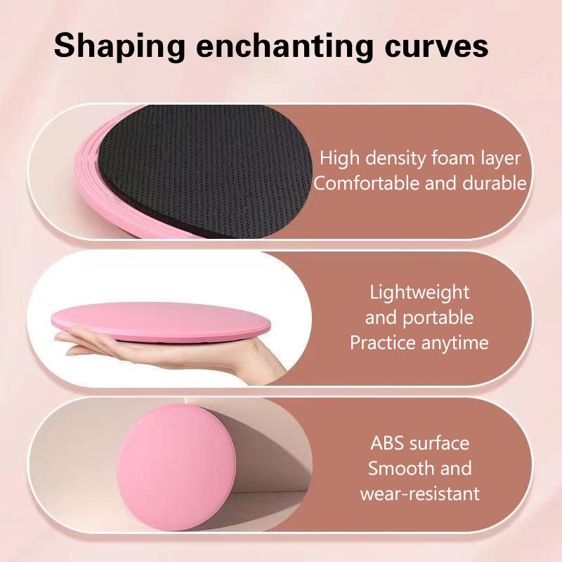Coppia di Fitness Core Sliders Piatto Scivolante per Esercizi Addominali Pilates Yoga Palestra Dischi Slider Attrezzatura per Allenamento Muscolare del Corpo