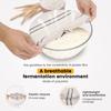 6Pcs Bread Ferment Cover Elastic Reusable Dust Cloth Covers Sourdough Starter Jars Covers Dough Baking Fermentation Cloth Liner