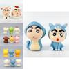 Adorable Pvc Anime Cartoon Crayon Shin-chan Animal Figurines Set Of 12