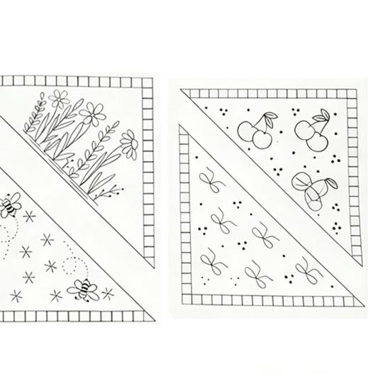 Kit Ricamo Segnalibro Angolare Tema Primavera Estate Segnalibro in Feltro Ricamato Kit Creativo Kit Segnalibro Angolare Fai da Te Regalo per Amanti dei Libri Lettori