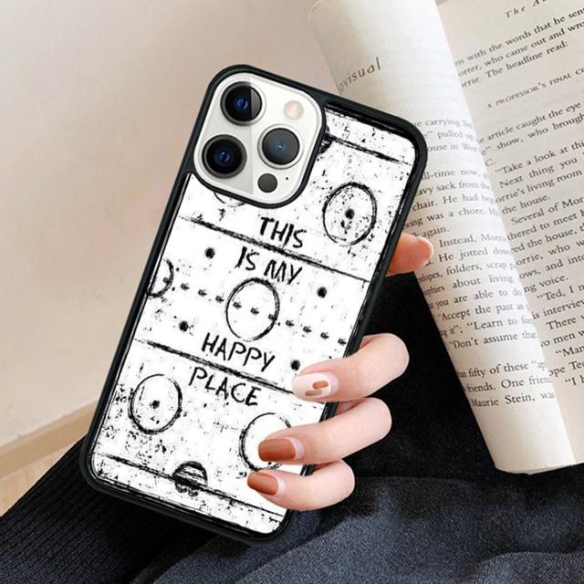 Hockey Canvas Style Phone Case Back Cover for iPhone 17 Air 16 15 14 13 11 12 Pro Max Plus Fundas Coque