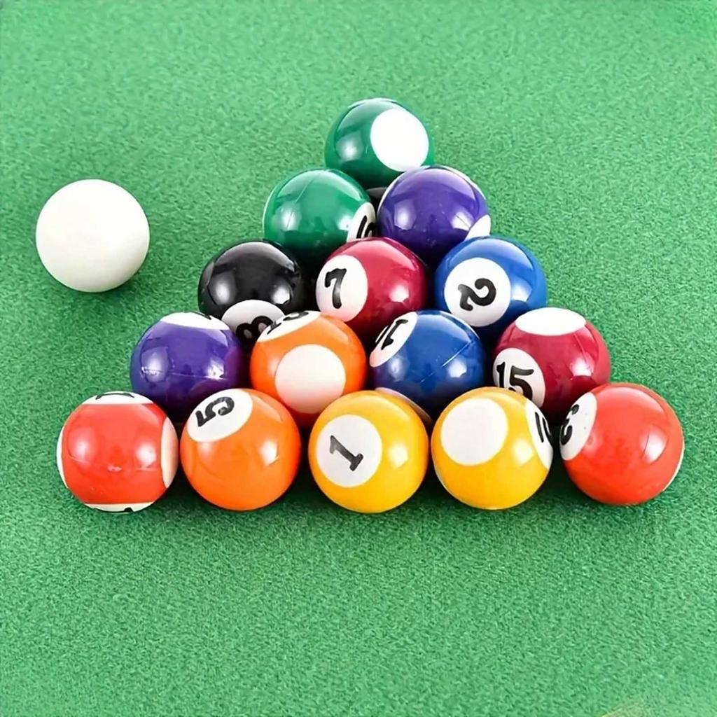 Small Billiard Balls Set Professional 25mm/32mm/38mm Billiard Balls Suitable for All Skill Level Players