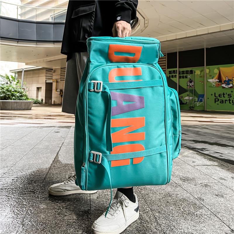 Herren-Rucksack, doppelschulterige Tasche mit Nass- und Trockentrennung, Reisetasche mit extra großem Fassungsvermögen, Sport- und Fitnesstasche, Damen-Ski und