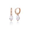 CRANNE 14K Water Drop One-Touch Earrings (Gold Pin) C24EGP168