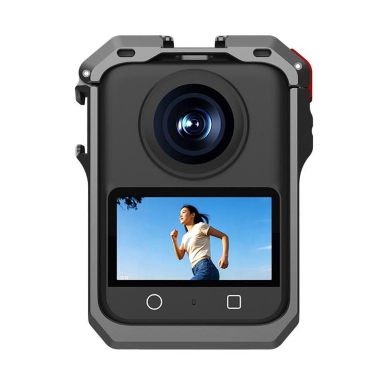 Lightweight Metal Frame Protector Housing Fit For 360 Degree Camera Accessories Featuring Antiscratch And Expansion Port