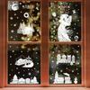 Christmas stickers Santa Claus Snowman Snow House Sling Ball Pendant Christmas Party Decoration