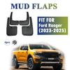 2024 2025 VOOR Ford RANGER Spatlappen Beschermer Spatlap Spatbord Spatlappen Auto Accessoires Voor Achter 4 stuks