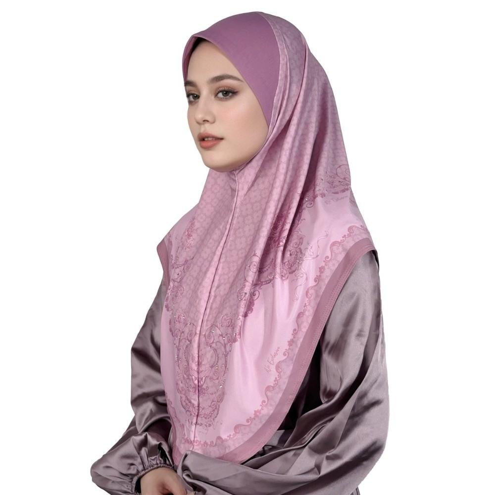 Elegant Chiffon Floral Print Chiffon Hijabs Multicolor Linen Arab Lady Headscarf Ethnic All-match Head Wrap Fashion