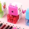 Pencil Cutter Labor-saving Anti-skid with Drawer Holder Comfortable Grip Cartoon Sharpening Detachable Rotary Pencil Sharpener Machine Accessories