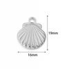 2Pcs Stainless Steel Marine Animal Pendant Dolphin Starfish Shell Shape Charms For Jewelry Making DIY Fashion Necklace Earrings