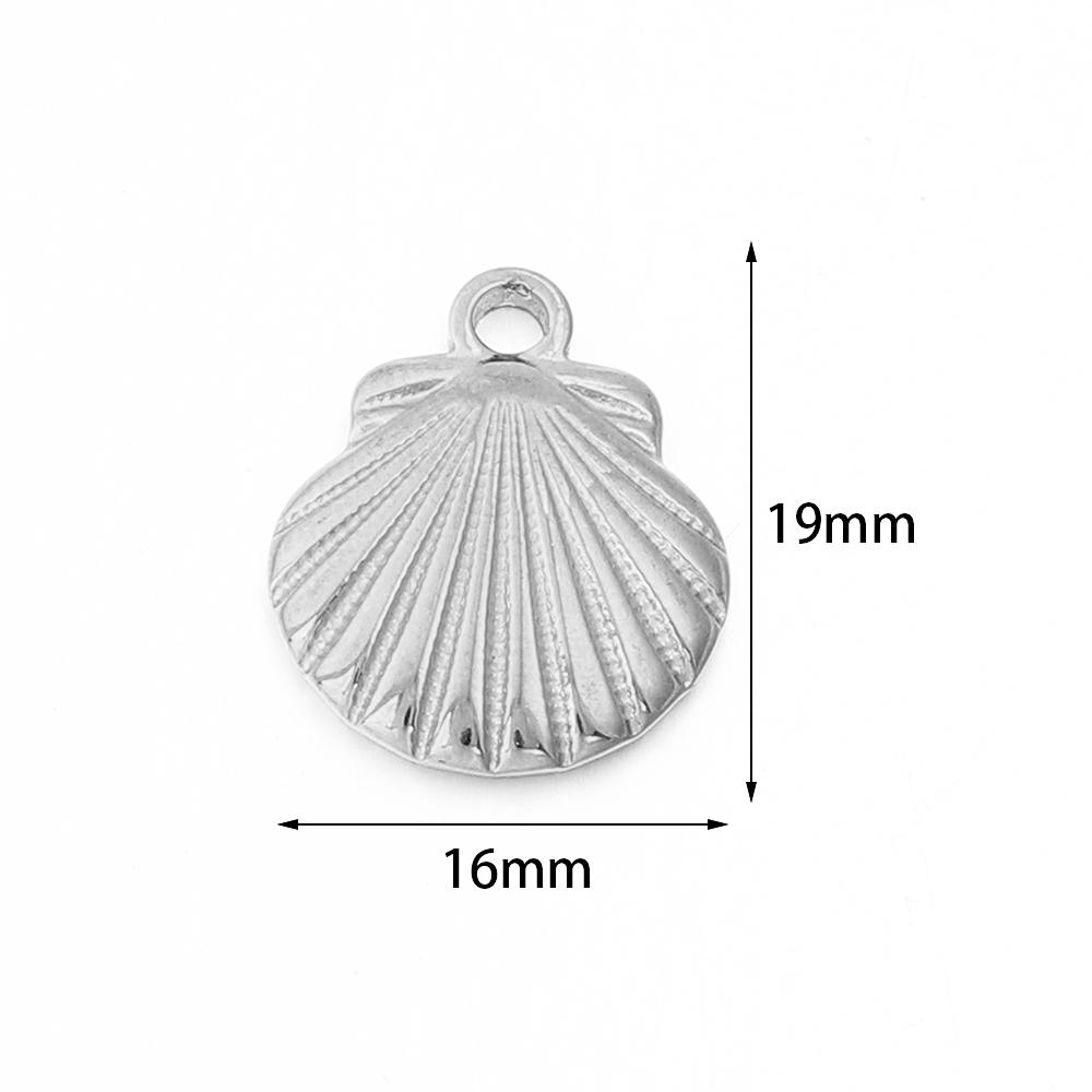 

2Pcs Stainless Steel Marine Animal Pendant Dolphin Starfish Shell Shape Charms For Jewelry Making DIY Fashion Necklace Earrings