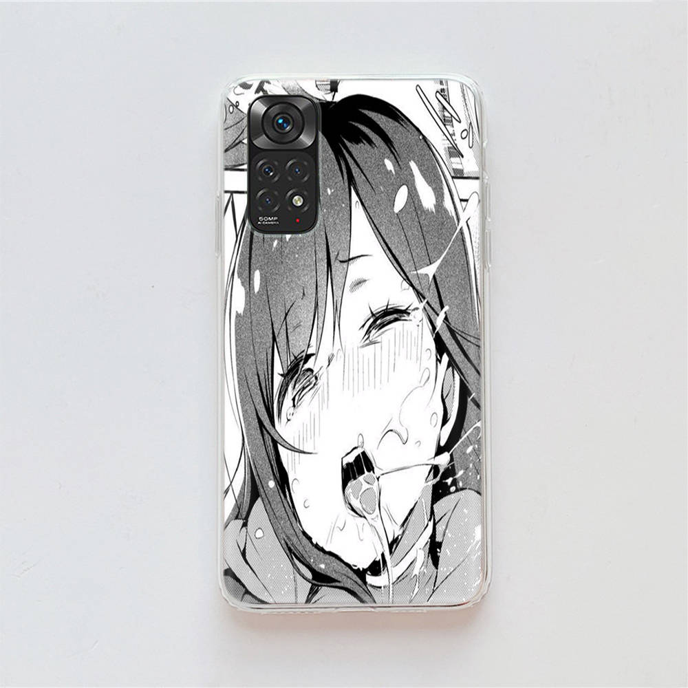 DT16 Girl Comics Case for Samsung A04 A14 A23 A34 A54 M23 M33 M52 M53 Realme 10 9 C30S C35 C55 VIVO Y02S Y21 Y33S Y51 X80 Pro Clear Cover