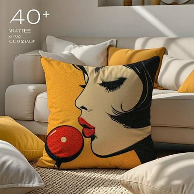 Roy L-Lichtenstein Art Pillow Case Good Printing Pillowcase Living Room Sofa Cushion Cover Bedroom Room Decor