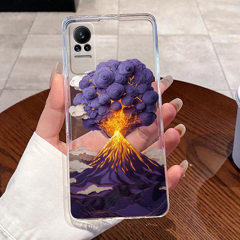 Casing For Xiaomi Mi Civi / 1S Ultra Thin Clear Transparent Aesthetic Cute Cat Astronaut Phone Case Back Protective Cover Shell