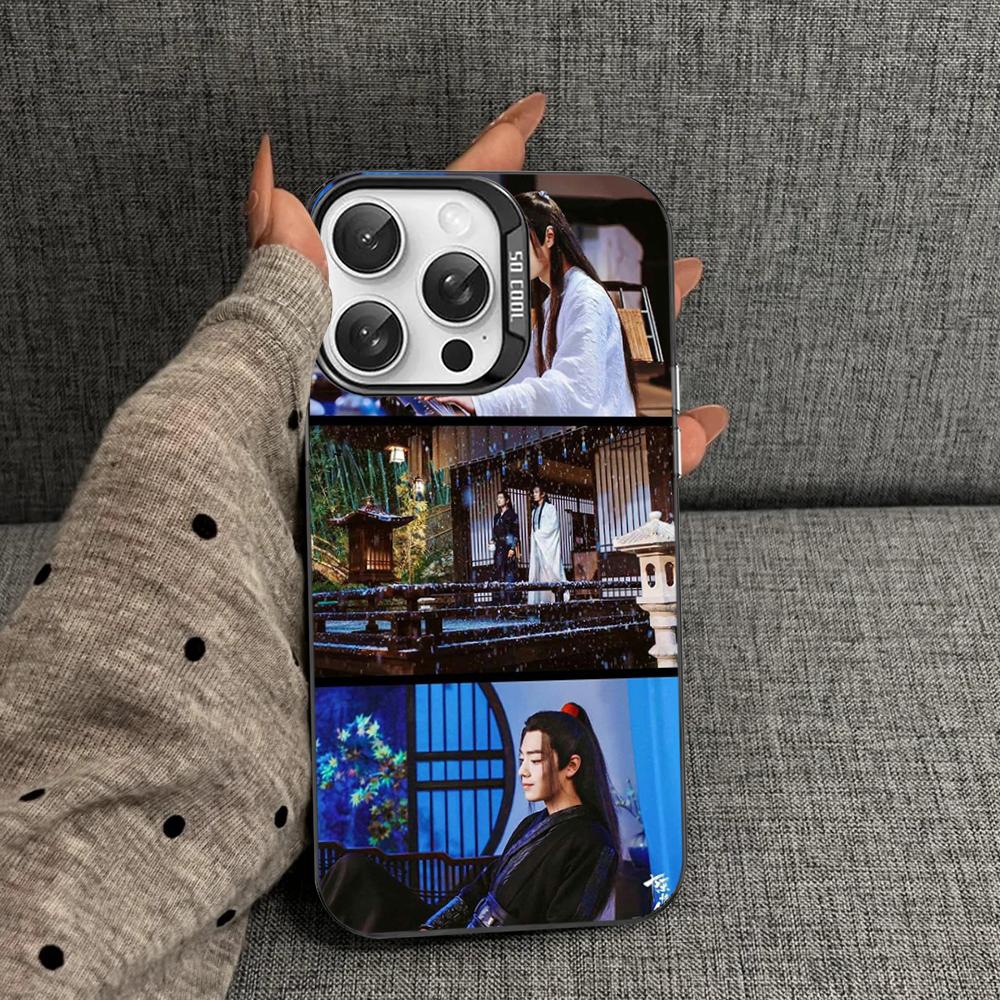 ChenQingLing The Untamed Wang Yibo XiaoZhan Phone Case For iPhone 16 15 14 13 12 11 Pro Max X XR 8Matte Shockproof Back Cover