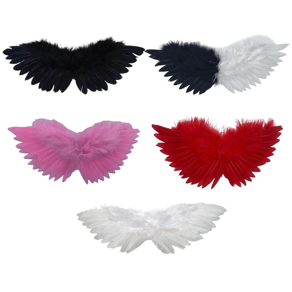 Vielseitige Feder-Engelsflügel Kinder-Theatershows Charme für Halloween Bühnenauftritte und Geburtstagsfeiern