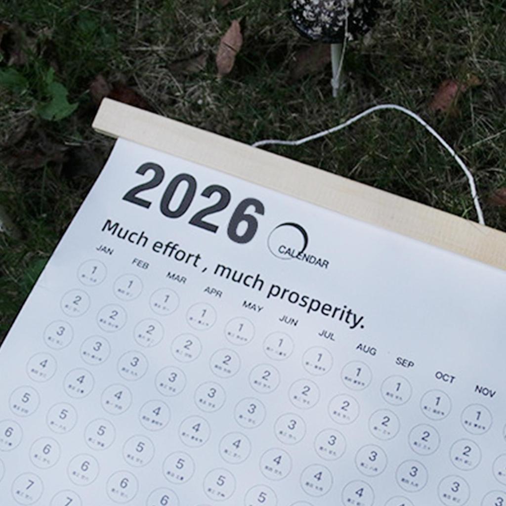 2026 Calendar Wall Double-Sided Monthly With Stickers Large Wall Calendar 2026-2027 For Christmas New Year Schedule Appointment