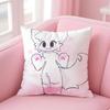 Cartoon F-Furry F-fandom Cushion Cover Comfortable Reversible Pillow Cover Ideal for Car Sofa Bedroom & Beyond