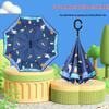 Nanjiao Hands-Free Double-Layer Cartoon Straight Umbrella