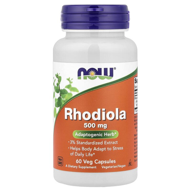 Rhodiola, 500 mg, 60 Veg Capsules