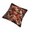 Decorative Pillowcases Monkey Punch Baby Monkey Holding Toy Merch Home Pillow Case Cover Square Style Multi-Size