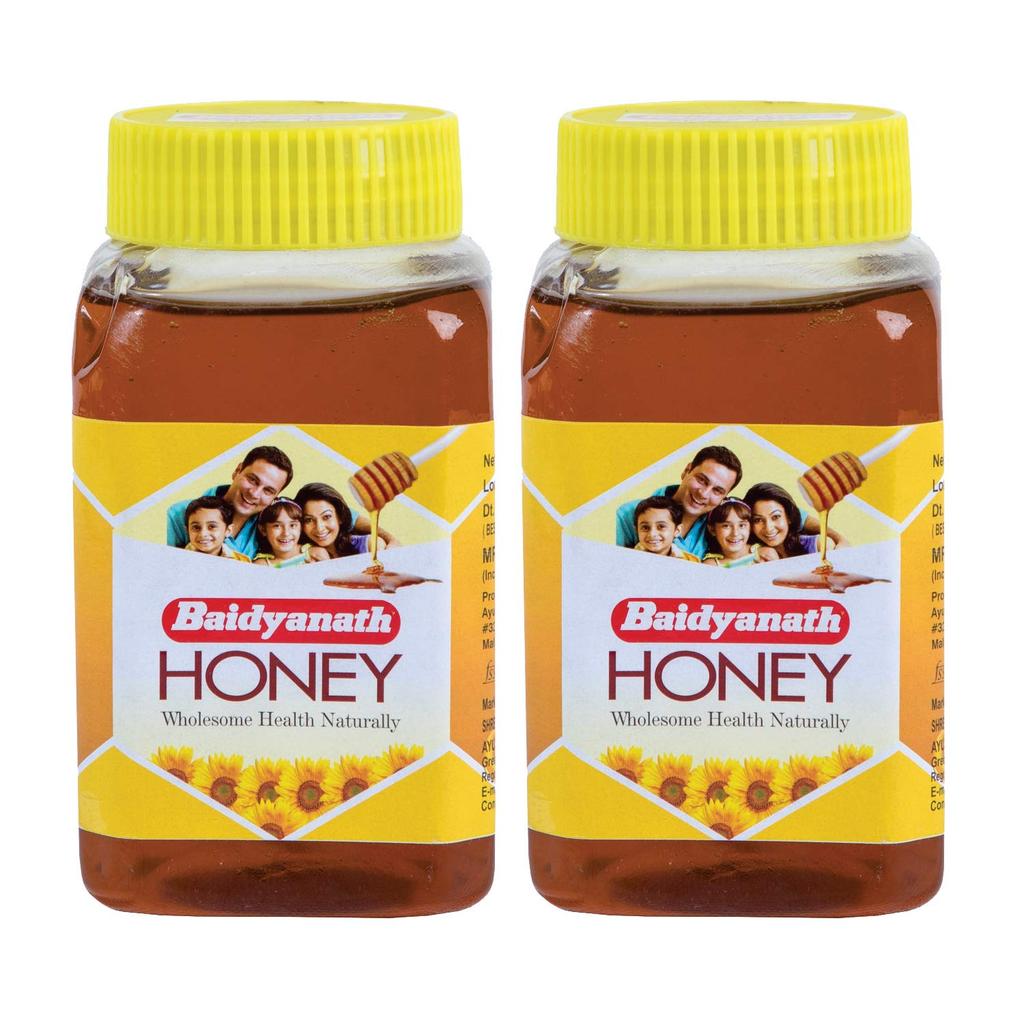 Baidyanath Asli Ayurved Pure Honey 500 Gms X Pack Of 2 Natural Sweetener And Immunity Booster For Daily Use