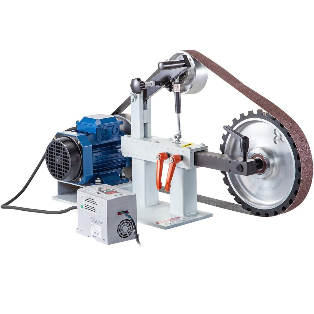 Benchtop Disk & Belt Sander Bench Sander 1.5KW with Ph 427 X 12" Wheel Adjustable Sanding Belt, Central Machinery Belt and Disk Sander 0-2800Rpm
