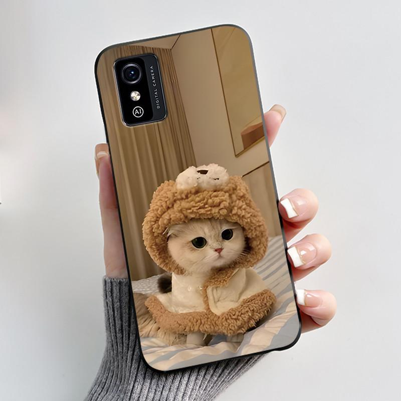 Cute Cartoon Case For ZTE Blade L9 Fundas Capa Printing Shell Protective Cover Soft Silicone Black Casing Shockproof Coque