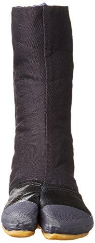 Moonstar Tabi Work Socks for Men and Women, Practical and Lightweight, 10-Piece Tabi A, Black, Size 22.5 Cm, 2E