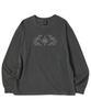 TRAVEL Cross Point Pigment Long Sleeve Black Charcoal