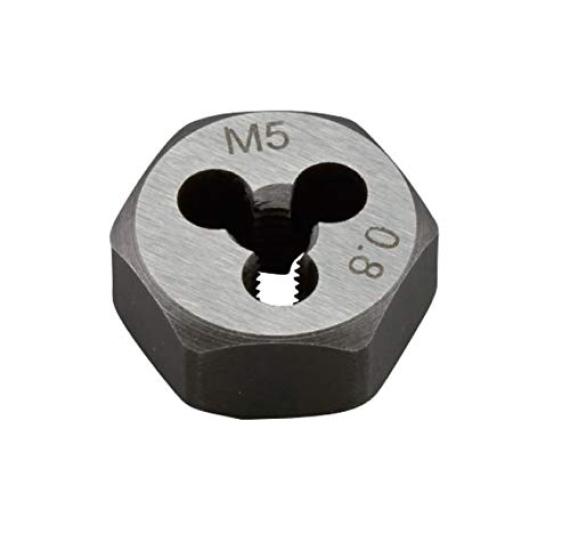 Ichinen Access Tool Division Thread Master Tap Hex M5 X 17mm Hex Size Tool & Die, Die, 0.8mm, 22235, (Alloy Steel)