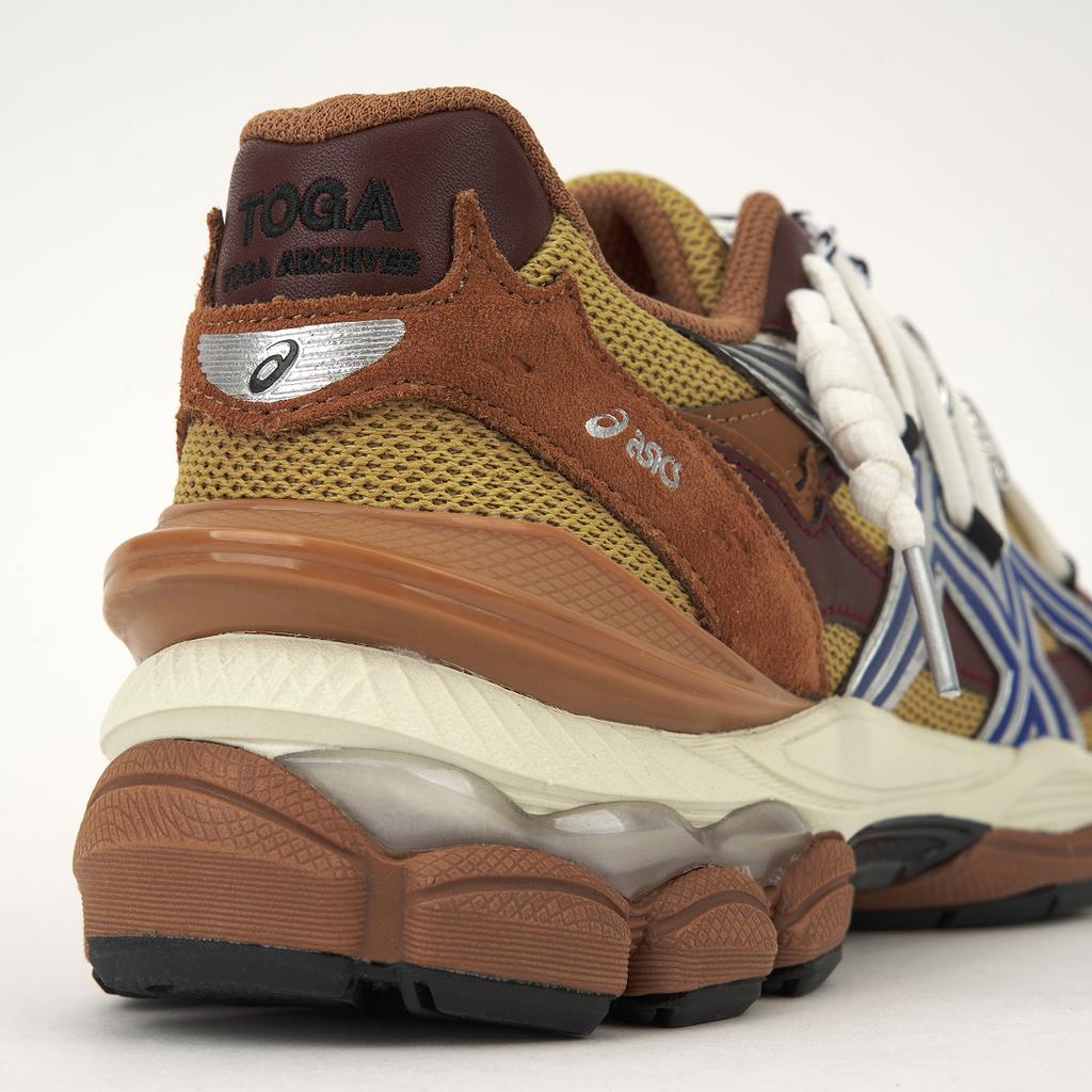 TOGA X ASICS Gel Cumulus 16 TG Brown Blue Pure Silver Unisex Sneakers 1203A838-200