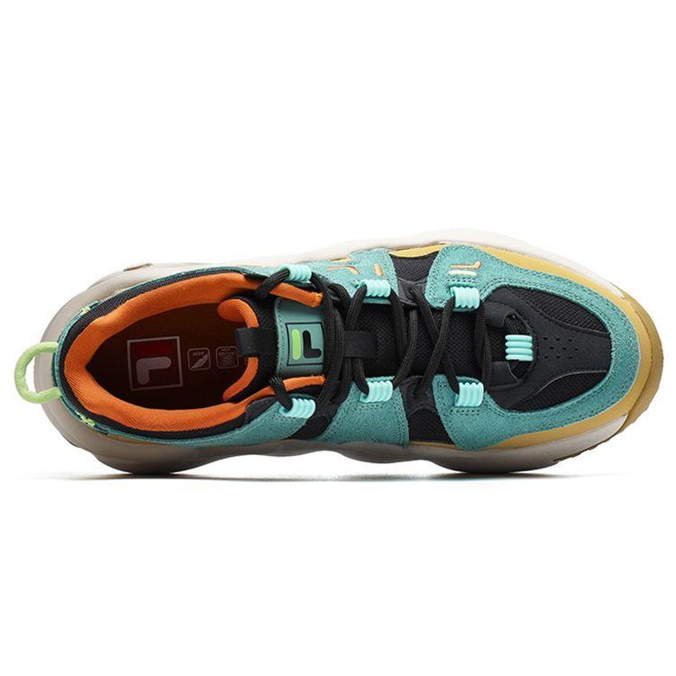 Fila Panini Fashionable Personality Sports Casual Low-Top Retro Basketball Shoes Men Sneaker Oil-Green F12M141223FBO