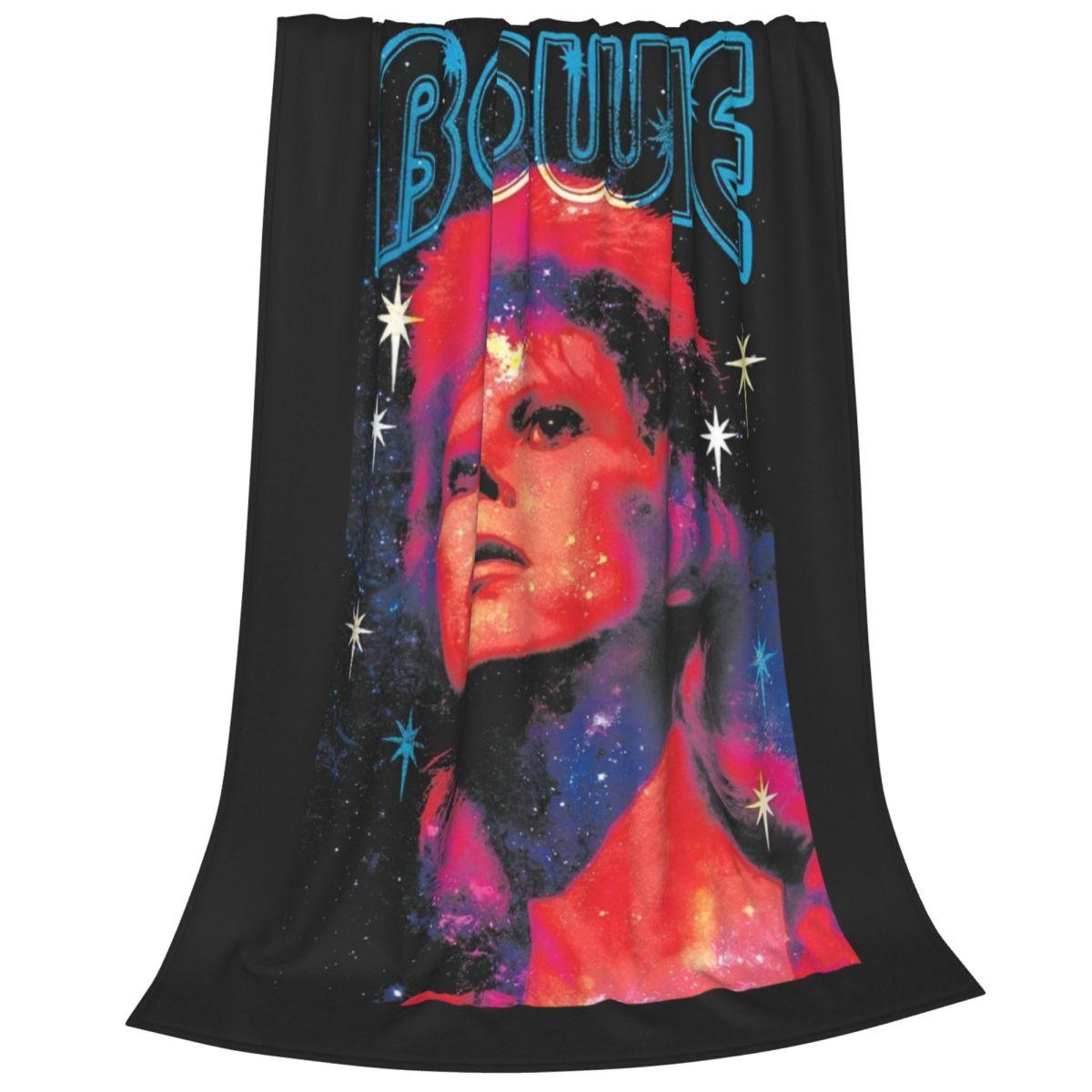 

English Singer Actor Plush Blanket Davids Bowies Customized Throw Blankets for Home 200x150cm Plush Thin Quilt 200x150cm 80x60in