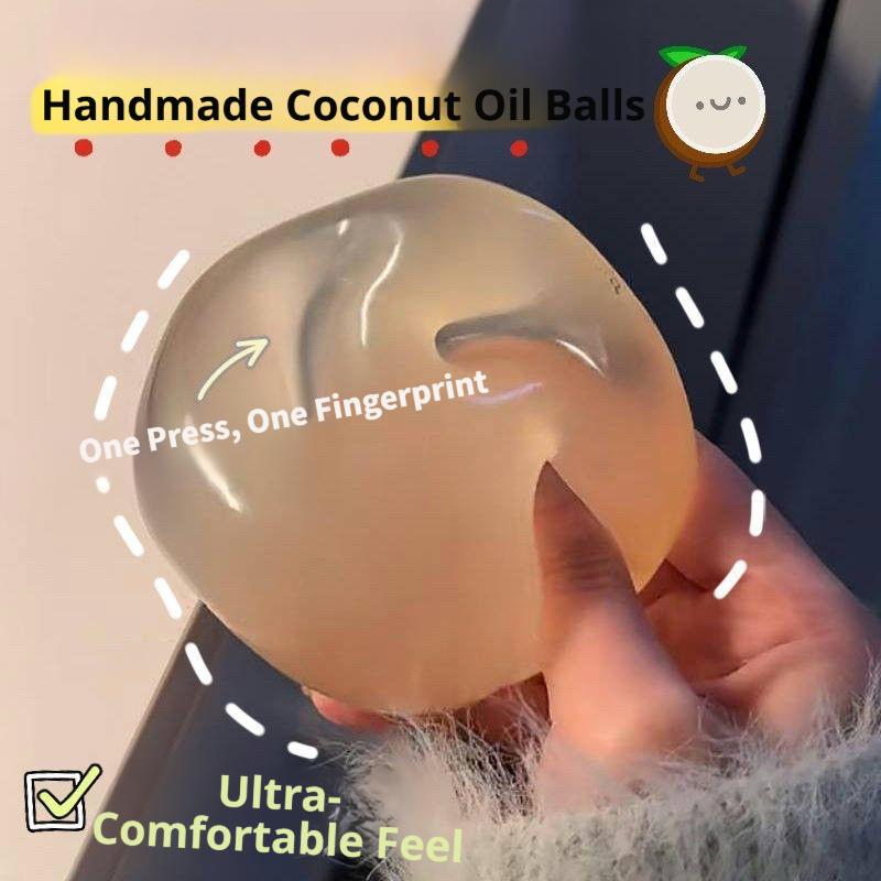 Blue Maltose Stress Soft Ball Fidget Sensory Toy For   Slow Rebound Squeeze Decompression Toy For Adults
